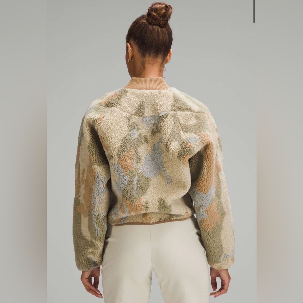 Lululemon Lab RARE fleece bomber jacket!